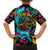 Pineapple Skull Family Matching Puletasi Dress and Hawaiian Shirt Sumer Time - Wonder Print Shop