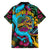 Pineapple Skull Family Matching Puletasi Dress and Hawaiian Shirt Sumer Time - Wonder Print Shop