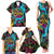 Pineapple Skull Family Matching Tank Maxi Dress and Hawaiian Shirt Sumer Time - Wonder Print Shop