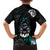 Crow Skull Family Matching Off Shoulder Long Sleeve Dress and Hawaiian Shirt My Mascot Is The A Crow - Wonder Print Shop