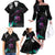 Crow Skull Family Matching Off Shoulder Long Sleeve Dress and Hawaiian Shirt My Mascot Is The A Crow - Wonder Print Shop