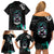 Crow Skull Family Matching Off Shoulder Short Dress and Hawaiian Shirt My Mascot Is The A Crow - Wonder Print Shop