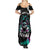 Crow Skull Family Matching Summer Maxi Dress and Hawaiian Shirt My Mascot Is The A Crow - Wonder Print Shop