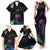 Crow Skull Family Matching Tank Maxi Dress and Hawaiian Shirt My Mascot Is The A Crow - Wonder Print Shop