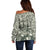 Skull Money Off Shoulder Sweater The Money You Make Is A Symbol - Wonder Print Shop