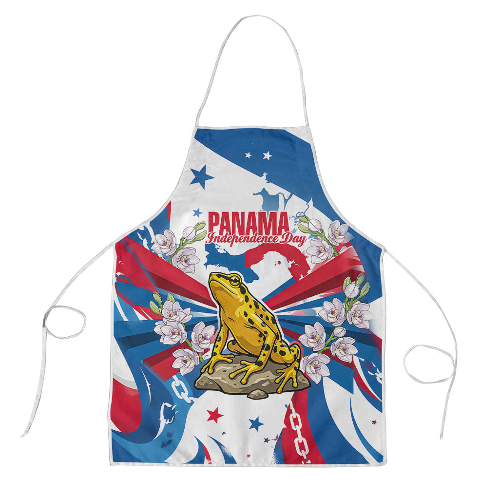 Panama Independence Day Apron Flag Map Bridge Canal Ship - Golden Frog