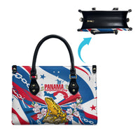 Panama Independence Day Leather Bag Flag Map Bridge Canal Ship - Golden Frog