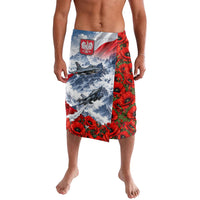 Poland Bison White Eagle Lavalava Patriotic Flag Red Poppies Fighter Jet Mountain