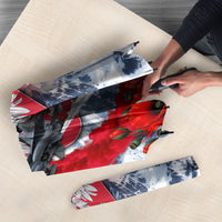 Poland Bison White Eagle Umbrella Patriotic Flag Red Poppies Fighter Jet Mountain