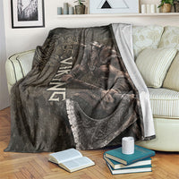 Viking Warrior Valhalla Blanket Norse Mythology Celtic Cross Rune Knotwork