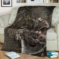 Viking Warrior Valhalla Blanket Norse Mythology Celtic Cross Rune Knotwork