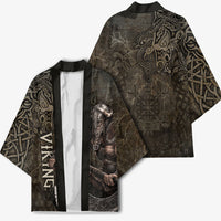 Viking Warrior Valhalla Kimono Norse Mythology Celtic Cross Rune Knotwork