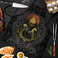 Viking Raven Apron Norse Mythology Celtic Knotwork Rune Winged