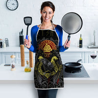 Viking Raven Apron Norse Mythology Celtic Knotwork Rune Winged