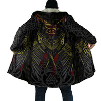 Viking Raven Cloak Norse Mythology Celtic Knotwork Rune Winged