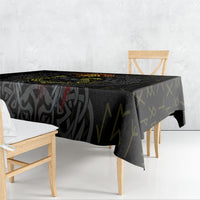 Viking Raven Tablecloth Norse Mythology Celtic Knotwork Rune Winged