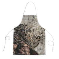 Viking Warrior Axe Apron Norse Mythology Vegvisir Celtic Knotwork