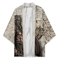 Viking Warrior Axe Kimono Norse Mythology Vegvisir Celtic Knotwork