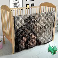 Viking Warrior Axe Quilt Norse Mythology Vegvisir Celtic Knotwork