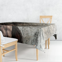Viking Warrior Axe Tablecloth Norse Mythology Vegvisir Celtic Knotwork
