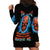 I Can't Go To Hell Thunder Skull Hoodie Dress - Wonder Print Shop