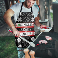 Single Ready To Jingle Christmas Apron Xmas Holiday Patterns - Wonder Print Shop