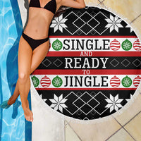 Single Ready To Jingle Christmas Beach Blanket Xmas Holiday Patterns - Wonder Print Shop