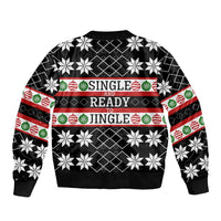 Single Ready To Jingle Christmas Bomber Jacket Xmas Holiday Patterns - Wonder Print Shop
