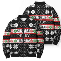 Single Ready To Jingle Christmas Bomber Puffer Jacket Xmas Holiday Patterns - Wonder Print Shop
