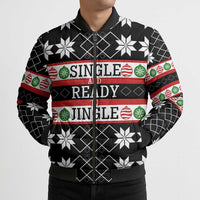 Single Ready To Jingle Christmas Bomber Puffer Jacket Xmas Holiday Patterns - Wonder Print Shop
