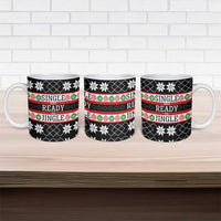 Single Ready To Jingle Christmas Ceramic Mug Xmas Holiday Patterns - Wonder Print Shop