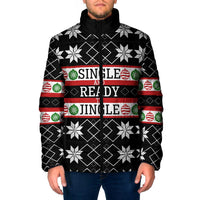 Single Ready To Jingle Christmas Padded Jacket Xmas Holiday Patterns - Wonder Print Shop