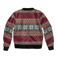 I Rock Jingle Bells Christmas Design Bomber Jacket Funny Xmas Holiday Patterns - Wonder Print Shop