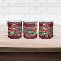I Rock Jingle Bells Christmas Design Ceramic Mug Funny Xmas Holiday Patterns - Wonder Print Shop