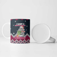 I Want A Hippopotamus Christmas Design Ceramic Mug Xmas Holiday Patterns - Wonder Print Shop