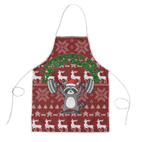 I Workout So I Can Eat Garbage Christmas Design Apron Xmas Holiday Patterns - Wonder Print Shop