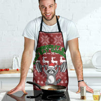 I Workout So I Can Eat Garbage Christmas Design Apron Xmas Holiday Patterns - Wonder Print Shop