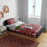 I Workout So I Can Eat Garbage Christmas Design Bedding Set Xmas Holiday Patterns - Wonder Print Shop