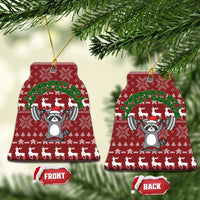 I Workout So I Can Eat Garbage Christmas Design Ceramic Ornament Xmas Holiday Patterns - Wonder Print Shop