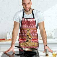Christmas Ironworker American Flag Apron Xmas Holiday Patterns - Wonder Print Shop