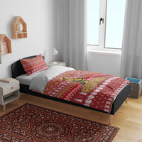 Christmas Ironworker American Flag Bedding Set Xmas Holiday Patterns - Wonder Print Shop