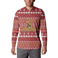 Christmas Ironworker American Flag Button Sweatshirt Xmas Holiday Patterns - Wonder Print Shop