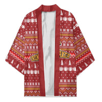 Christmas Ironworker American Flag Kimono Xmas Holiday Patterns - Wonder Print Shop