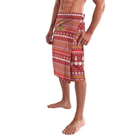 Christmas Ironworker American Flag Lavalava Xmas Holiday Patterns - Wonder Print Shop