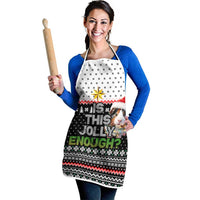 Christmas Is It Jolly Enough Guinea Pig Apron Xmas Holiday Patterns - Wonder Print Shop