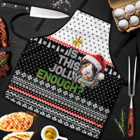 Christmas Is It Jolly Enough Guinea Pig Apron Xmas Holiday Patterns - Wonder Print Shop