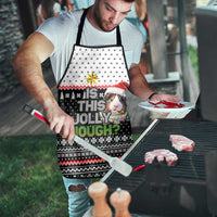 Christmas Is It Jolly Enough Guinea Pig Apron Xmas Holiday Patterns - Wonder Print Shop