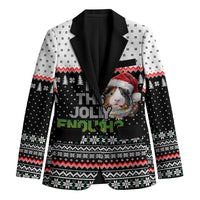 Christmas Is It Jolly Enough Guinea Pig Blazer Xmas Holiday Patterns - Wonder Print Shop