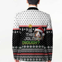 Christmas Is It Jolly Enough Guinea Pig Blazer Xmas Holiday Patterns - Wonder Print Shop