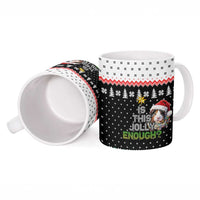 Christmas Is It Jolly Enough Guinea Pig Ceramic Mug Xmas Holiday Patterns - Wonder Print Shop
